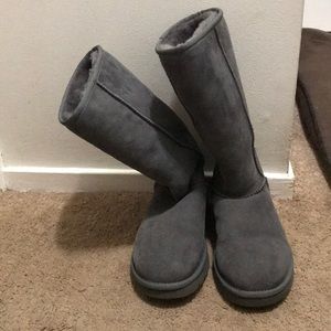 Tall Gray Ugg Boots